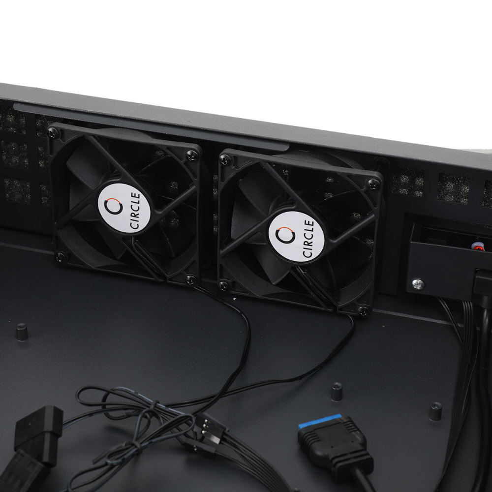 14” 2U Server Chassis Rackmount Case Supports Mini ITX and Micro ATX Mainboards
