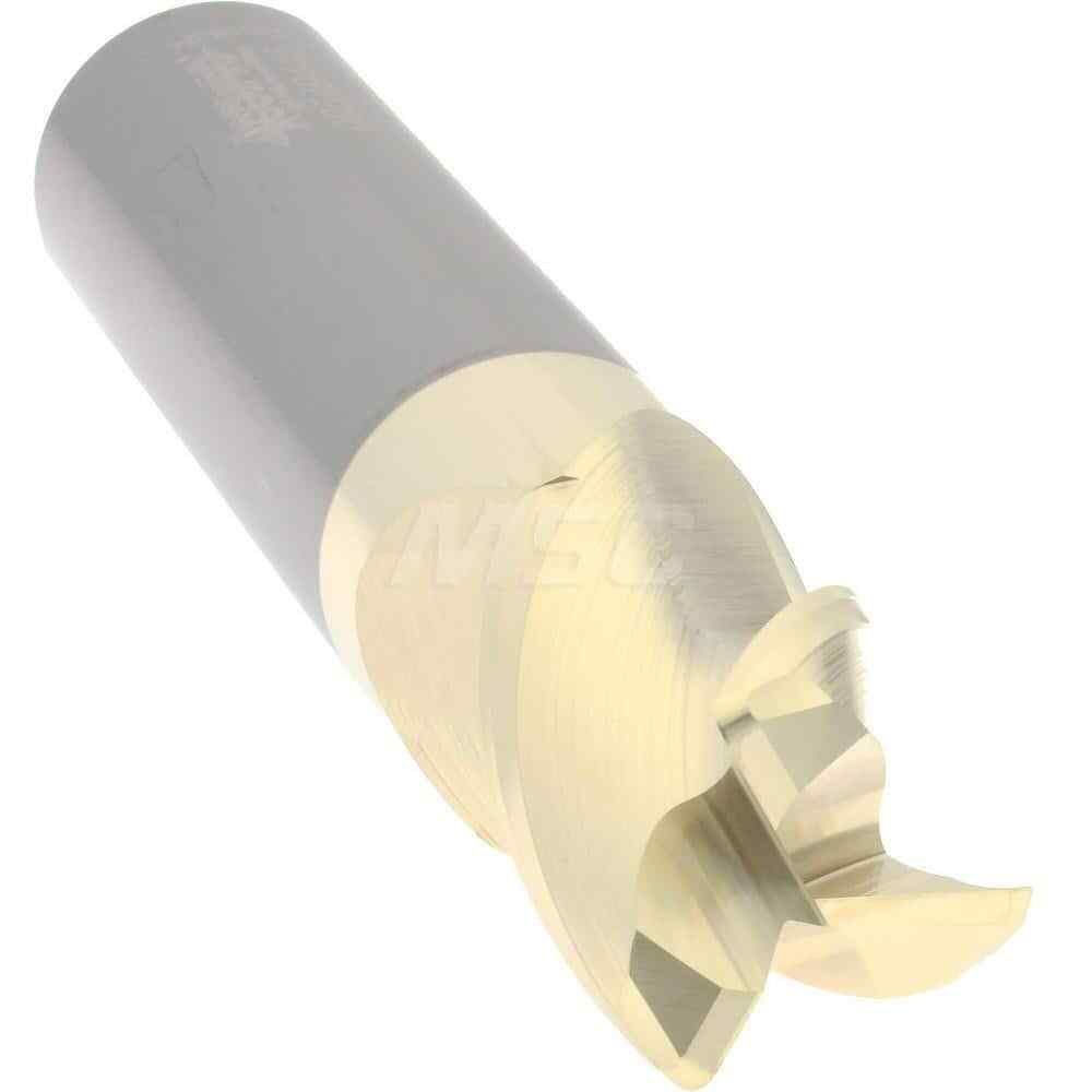 Accupro 3/4" Diam 3 Flute Single End Solid Carbide 0.06" Corner Radius End Mi...