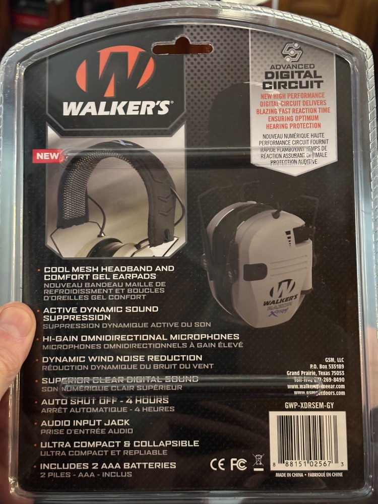 WALKERS RAZOR X-TRM DIGITAL LOW PROFILE MUFFS
