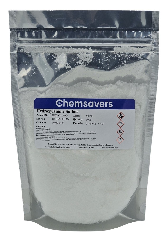 Hydroxylamine Sulfate, 98+%, 500g