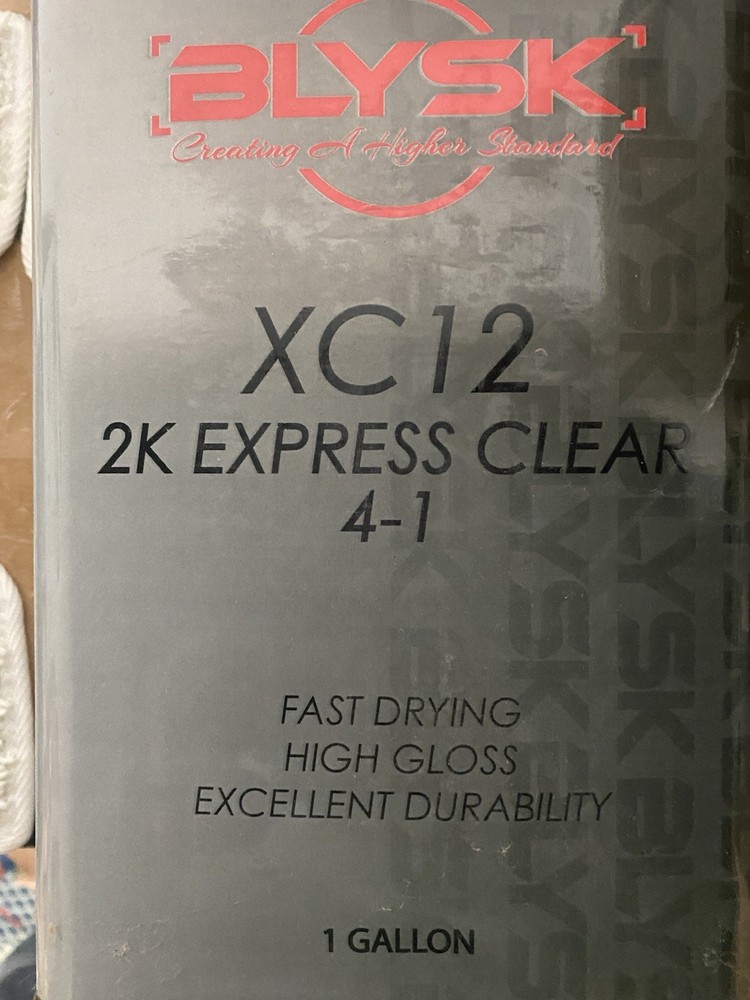 High Gloss Express Clear Coat Gallon Kit 4:1 With Activator