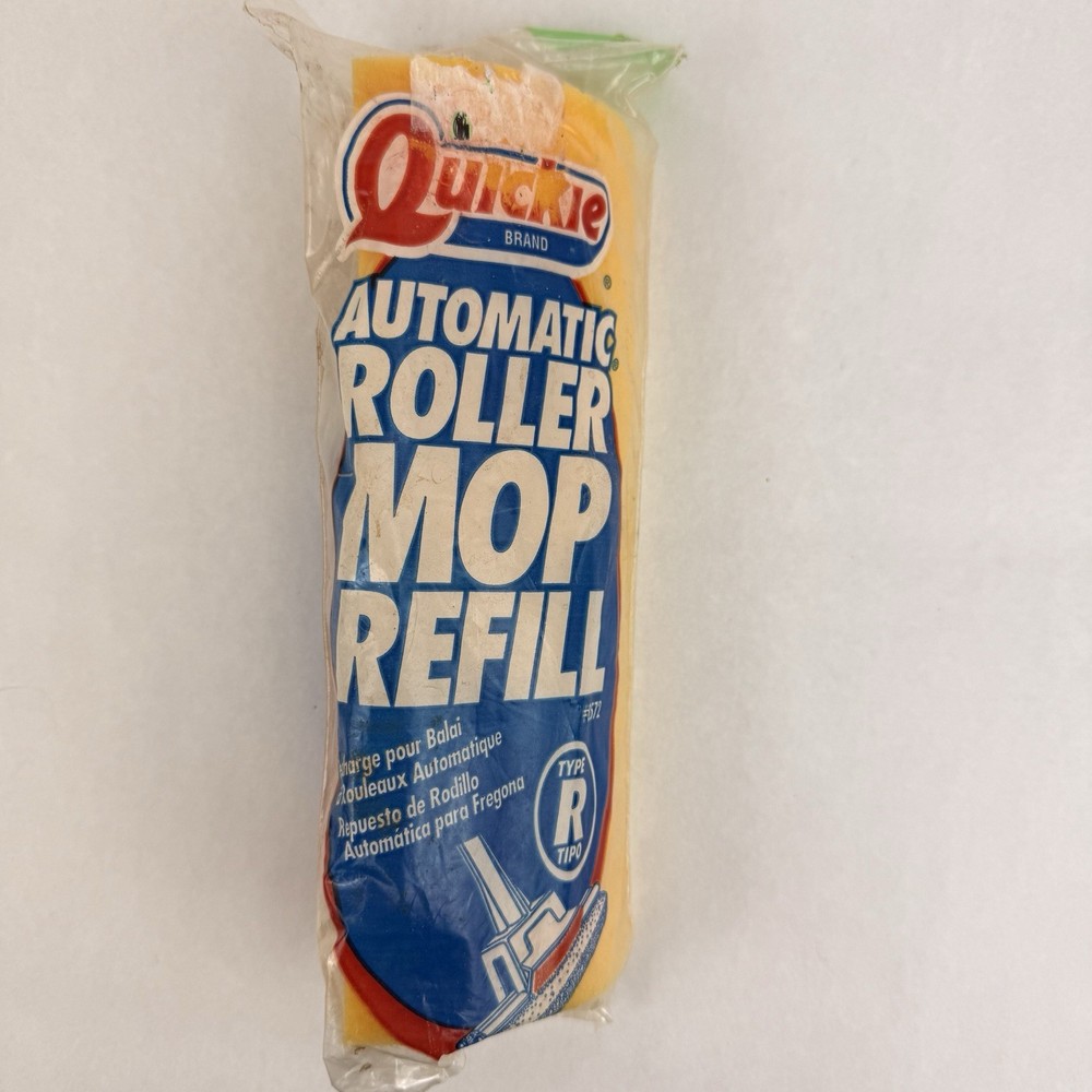 Quickie Automatic Roller Mop Refill Type R #0572 NOS Sealed