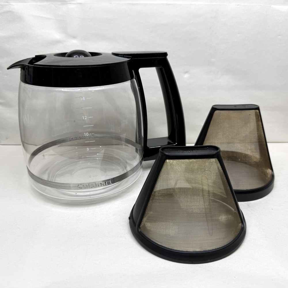 Cuisinart 14-Cup Programmable Drip Coffee Maker - Black Glass Carafe Reusable