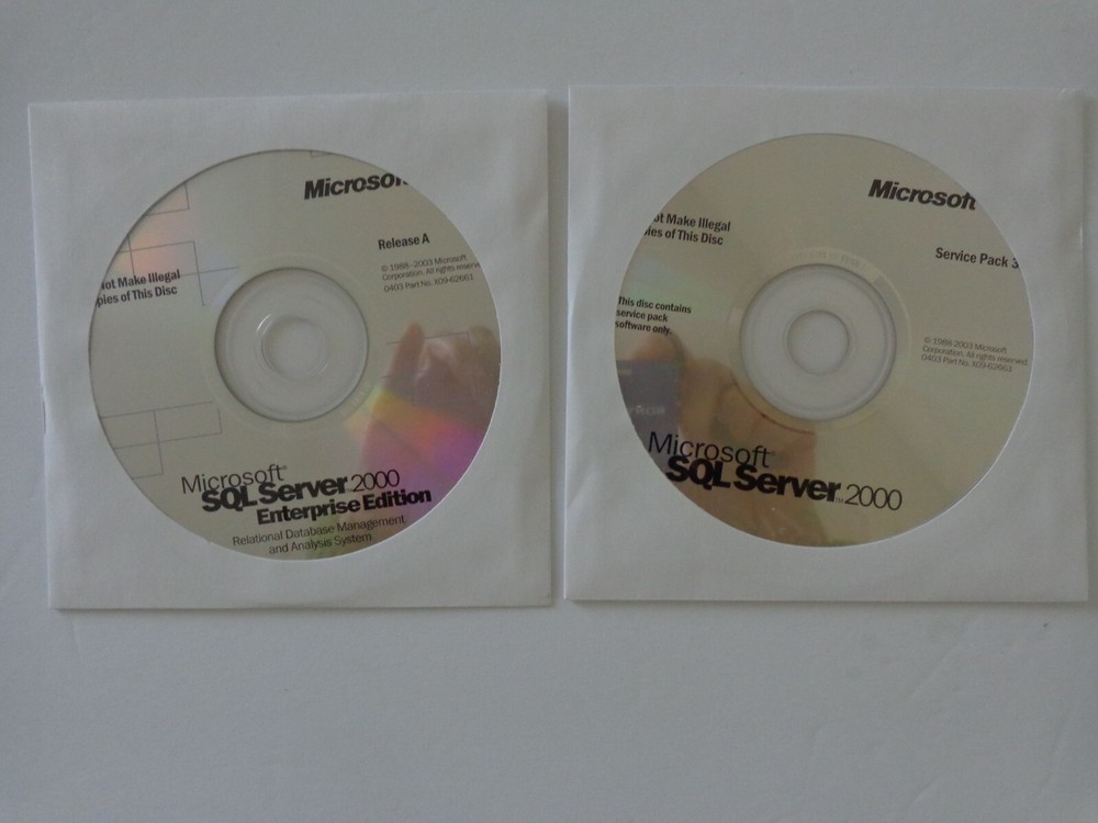 Microsoft SQL Server™ 2000 Enterprise Edition(New ! sealed CD +Key Code +25 CAL)