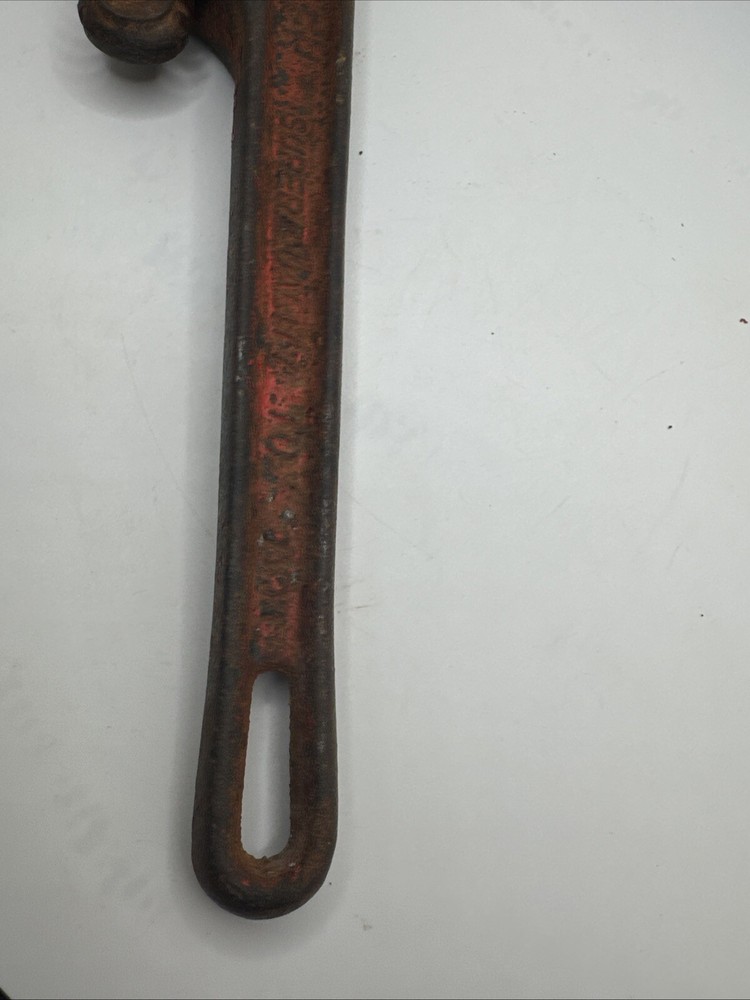 Vintage Pipe Monkey Wrench Hand Tool 10" Adjustable Fuller Super Quality