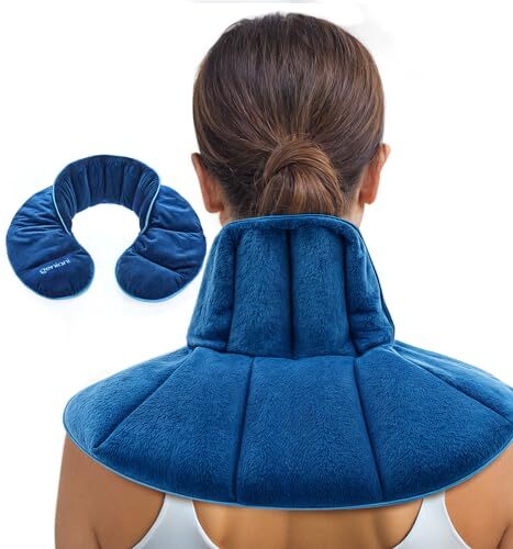 GENIANI Microwavable Heating Pad for Neck Shoulders Weighted Cordless, Space ...