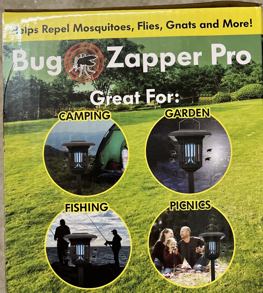 Bug Zapper Pro Solar Powered LED Light #PB333