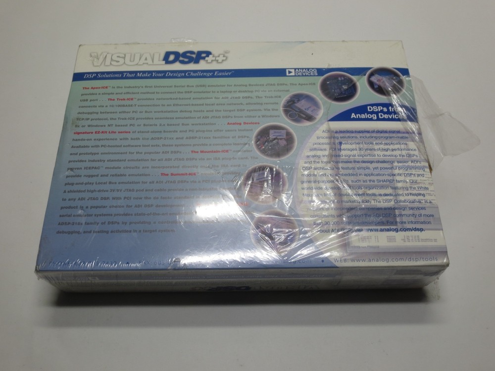 Analog Devices VDSP-SHARC-PC-FULL VisualDSP++ SHARC IDE Software - New Sealed