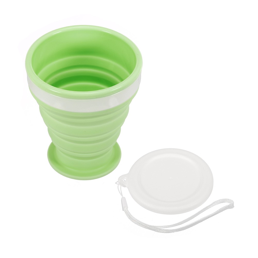 Folding water bottle, 200mL, green