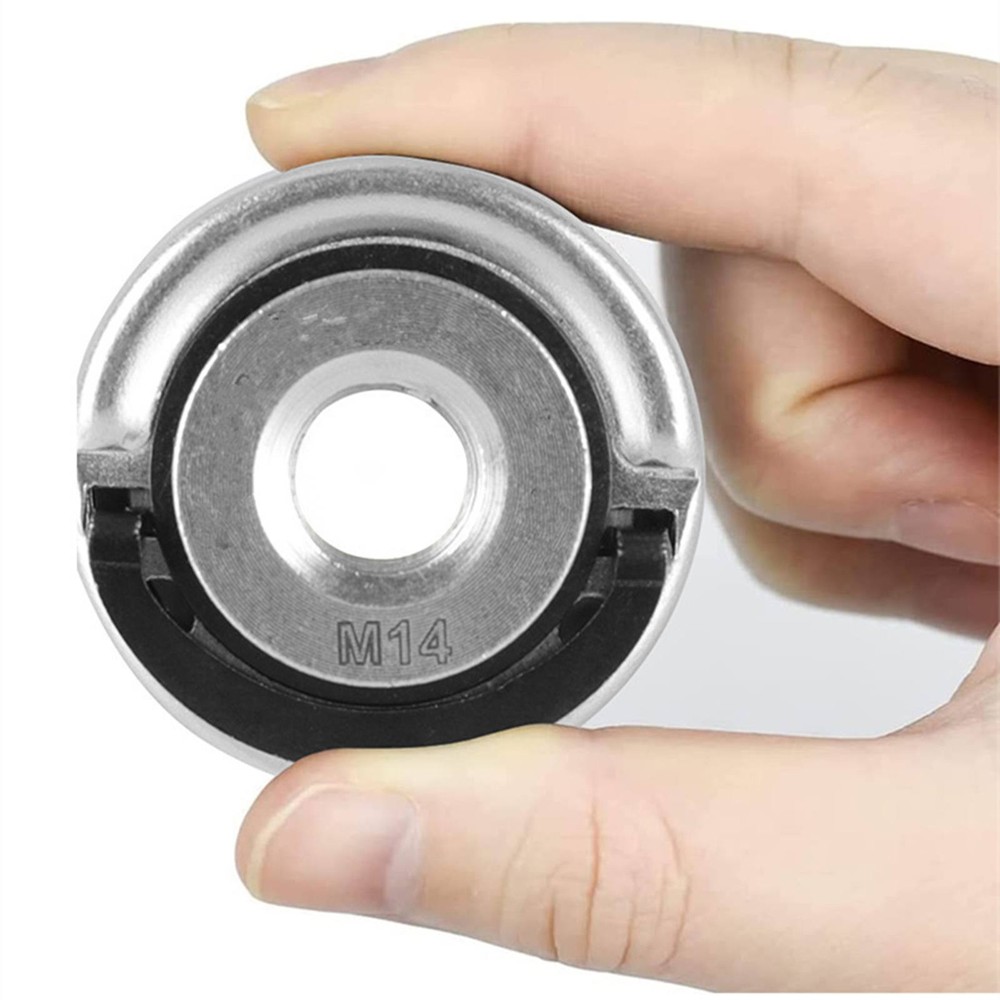 Two M14 Pressing Flanges Quick Release Fastener for Grinder Discs and Cup Wheels