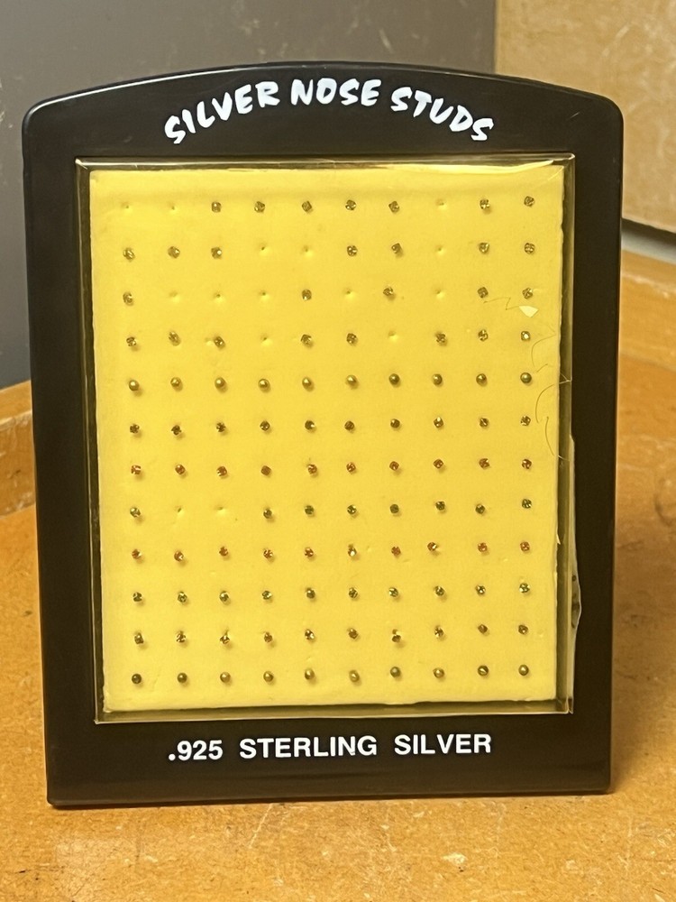 .925 Sterling Silver Nose Studs, (Small Tiny ) ~