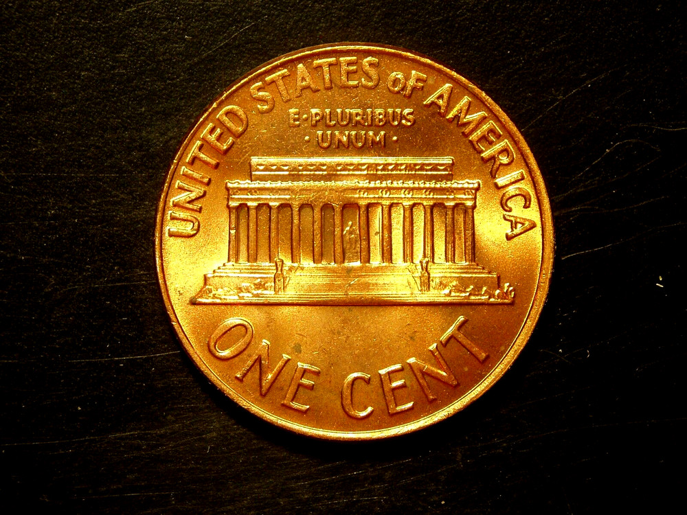 1969-D UNC LINCOLN MEMORIAL CENT #1