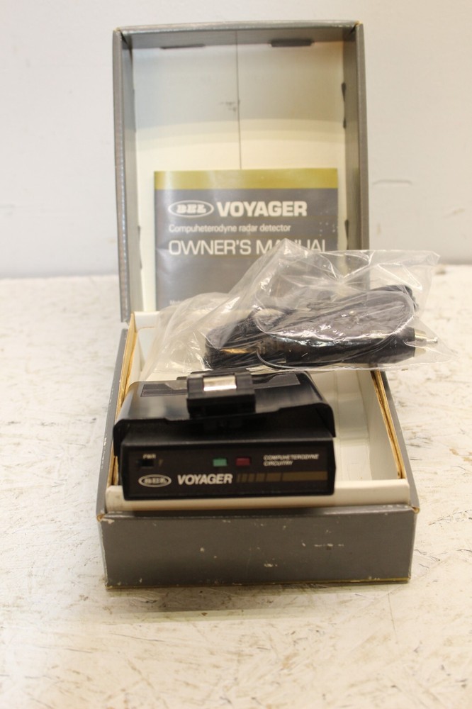 BEL Voyager Radar Detector ~ in ORIGINAL Box WITH INSTRUCTIONS