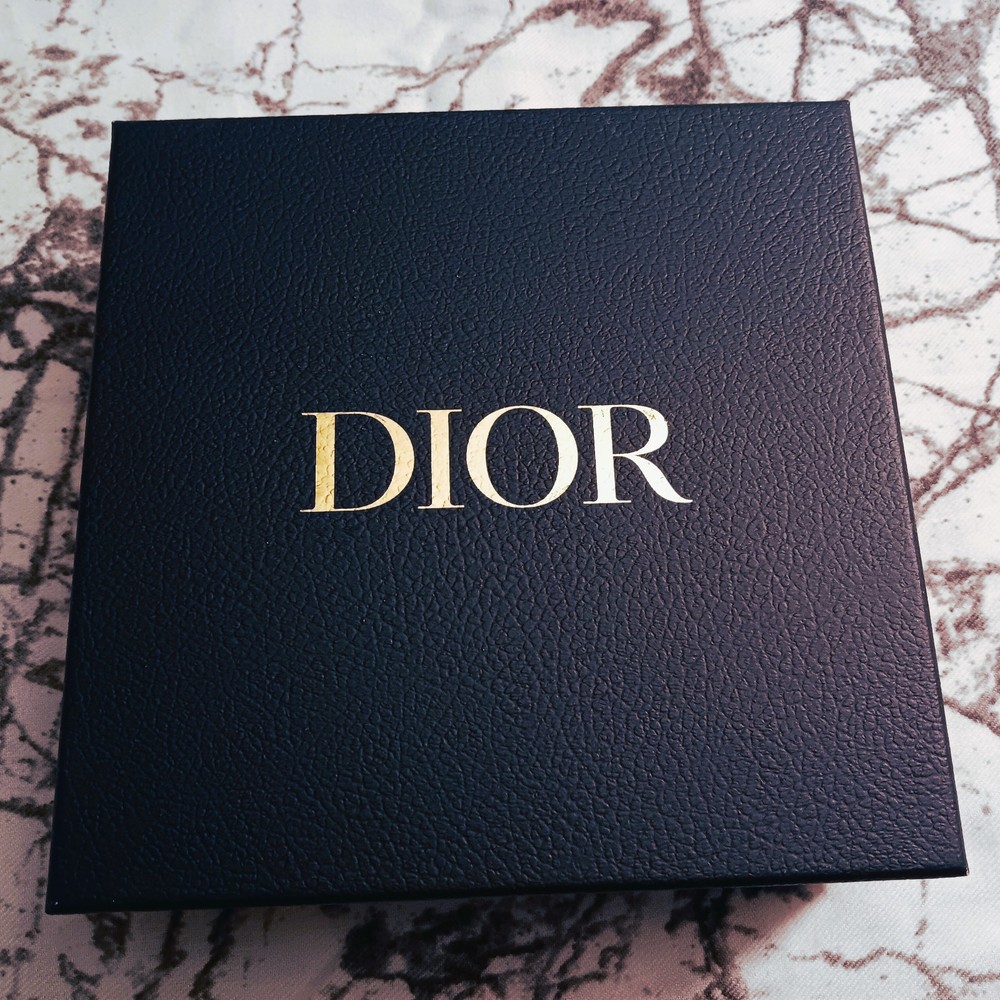 DIOR Large Blue Gift Box 8x8x3 Storage Organizer Keepsake Case Luxury Packaging
