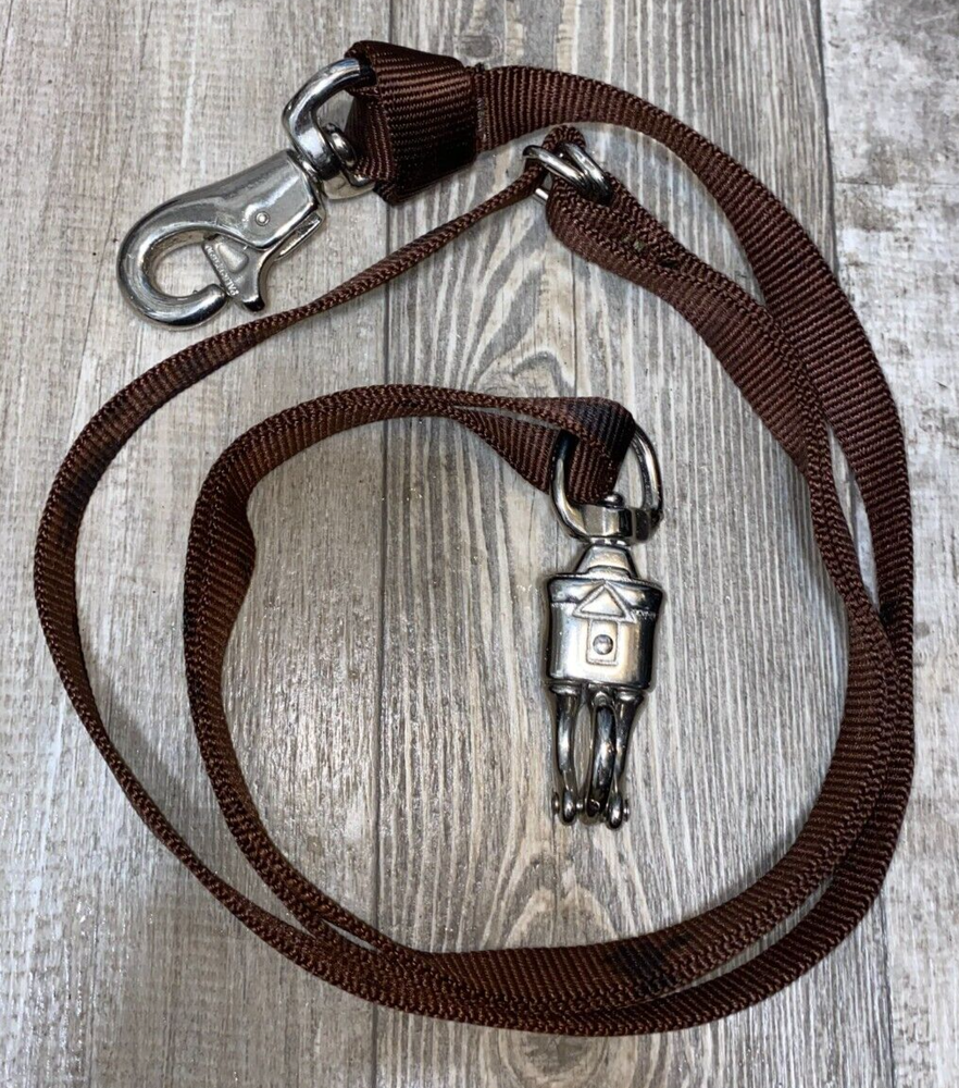 NEW 1 BROWN NYLON CROSS TIE