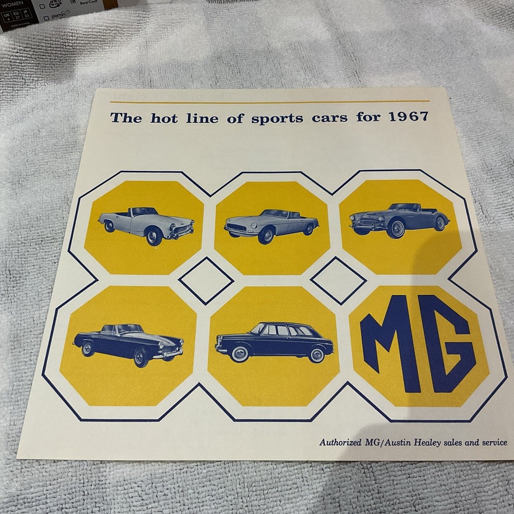 1967 MG/Austin Healey single page sales flyer