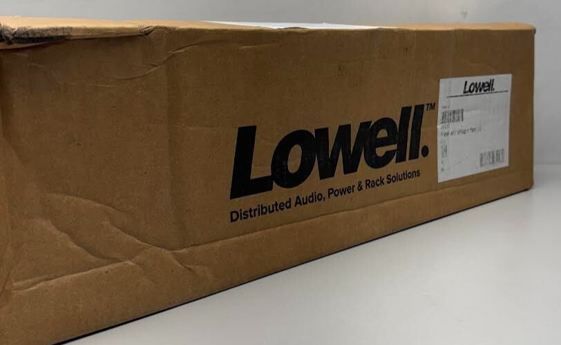 Lowell FW2-3T Panel with 2 Whisper Fans, 3U Fan Panel