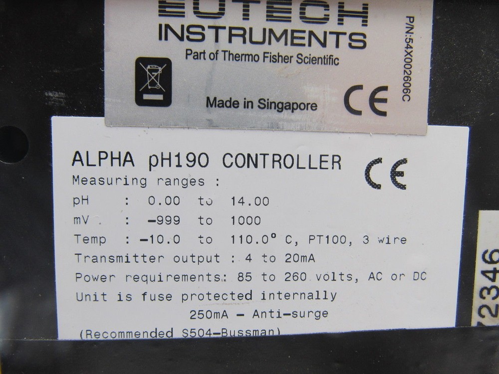 EUTECH Instruments Controller