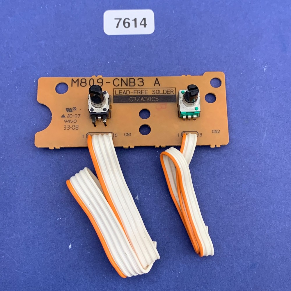 CASIO WK-200 Keyboard Replacement Part: Volume Mic Control Pot PCB Circuit Board