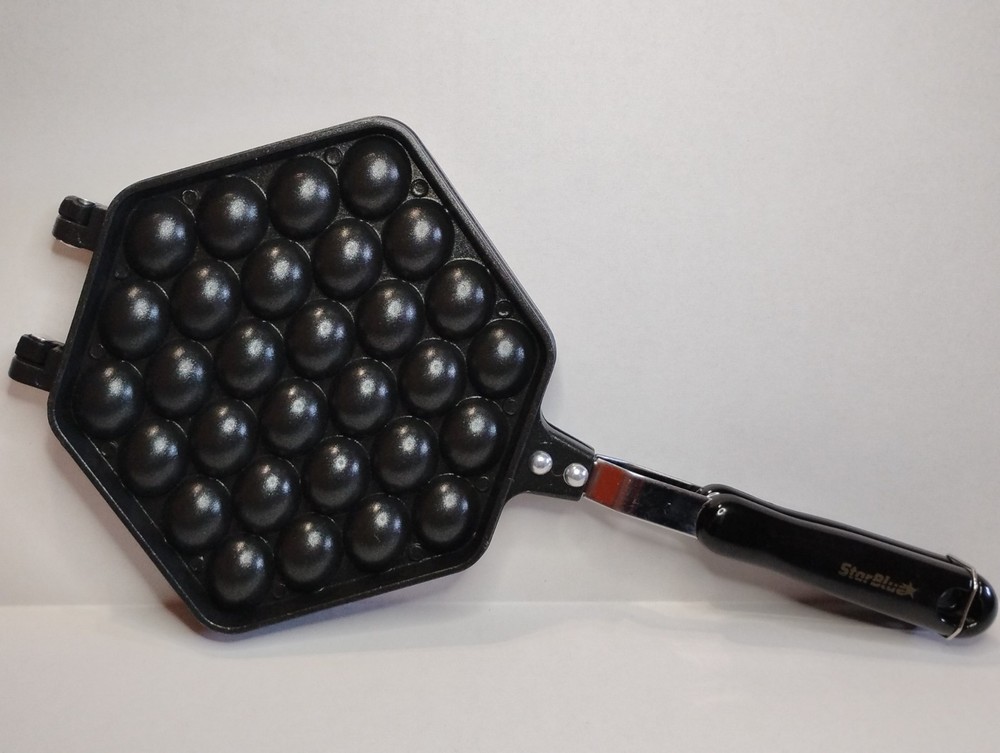 StarBlue Iron Skillet Bubble Waffle Maker