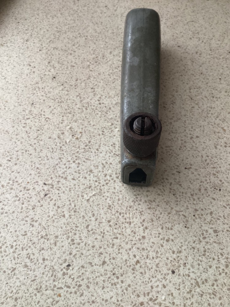 VINTAGE ECLIPSE No 12 METAL PAD SAW HANDLE ..NO BLADE