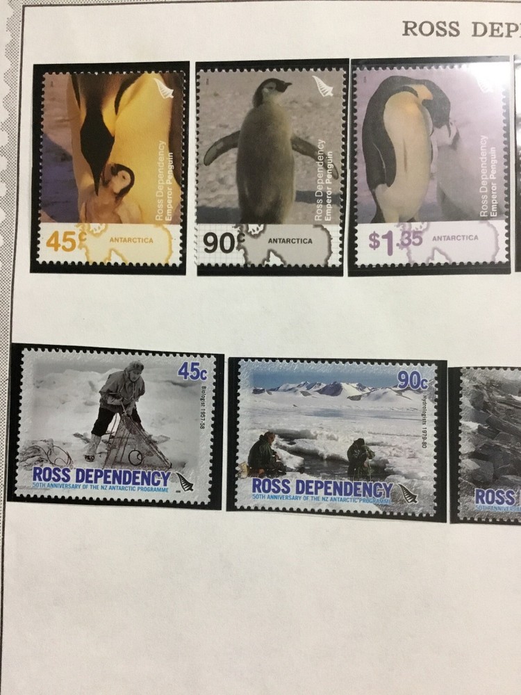 Ross Dependency Stamps 10 Piece Lot