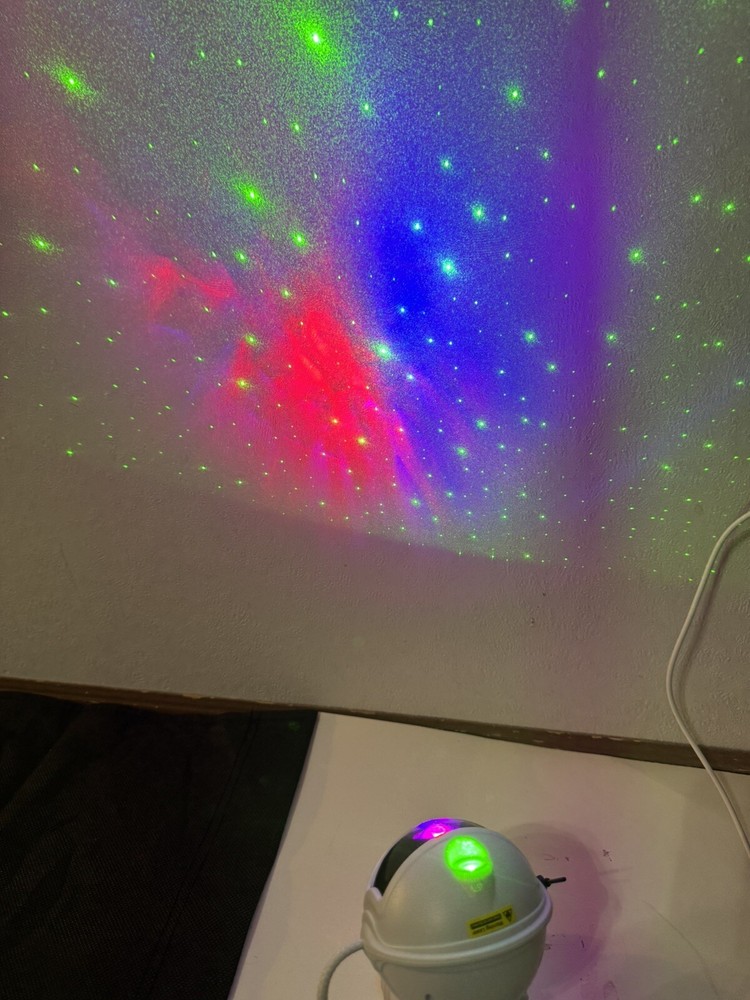 LED Galaxy Astronaut Light Projector Bright Star Room Night Light Up Sky USB