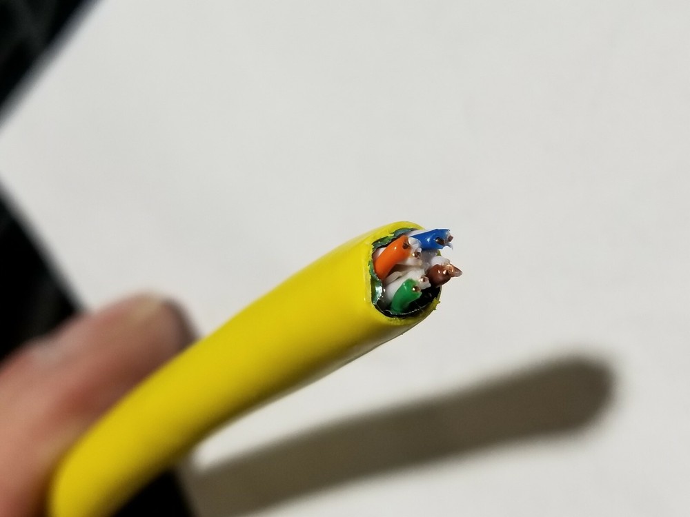 Commscope CS34R 23/4P Cat6 F/UTP WebTrak Riser Shield Network Cable Yellow/100ft