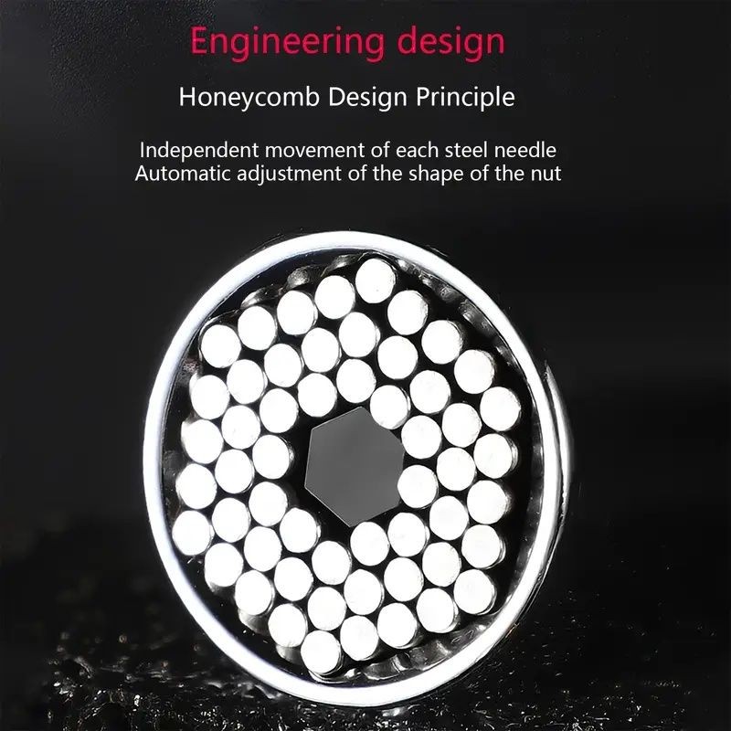 Universal Socket Wrench Set + Flexible Drill Extension Bit - Screw Head Set