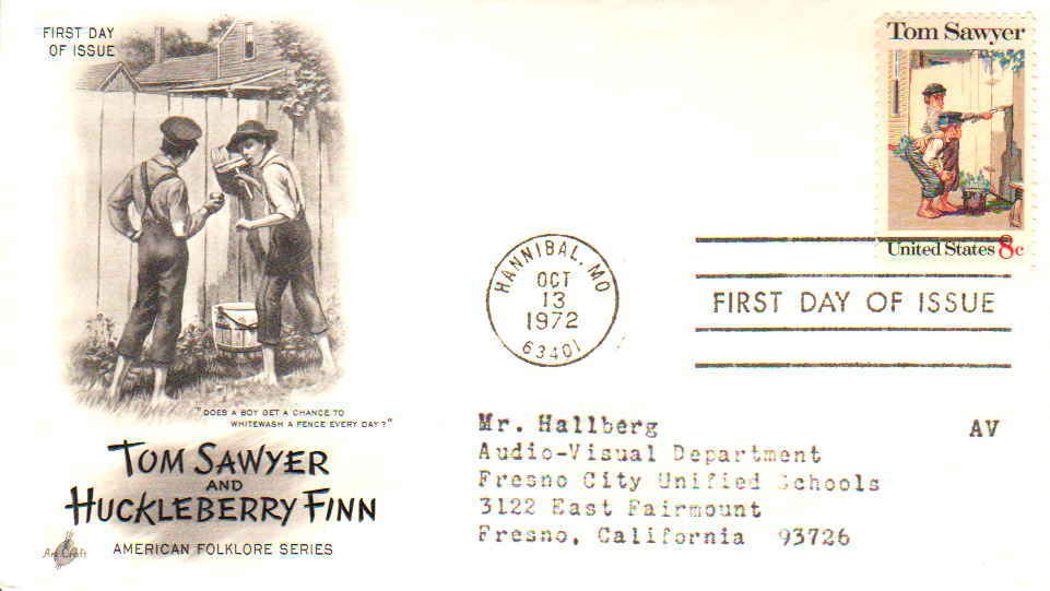 United States Scott 1470 Typewritten Address.