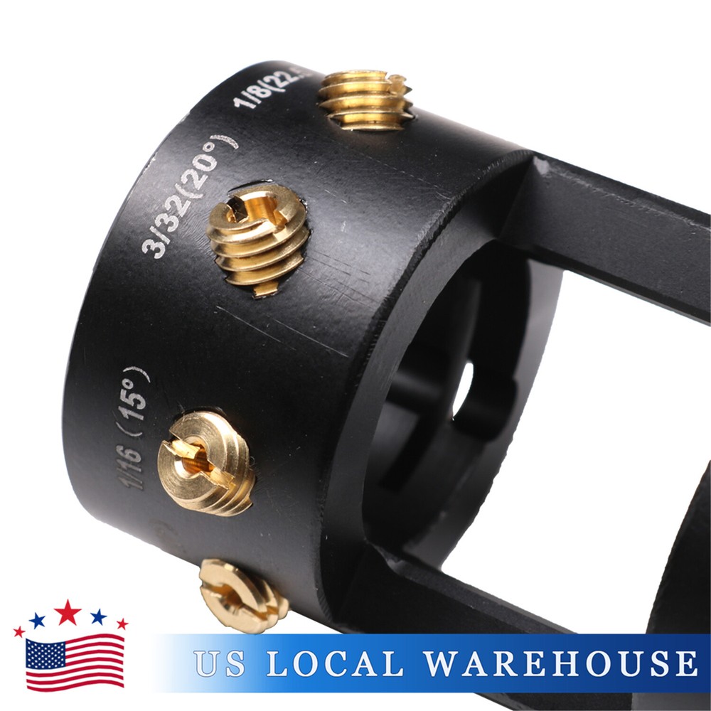 Black Tungsten Grinder Sharpener Multi-Angle & Offsets Head Tool TIG Welding