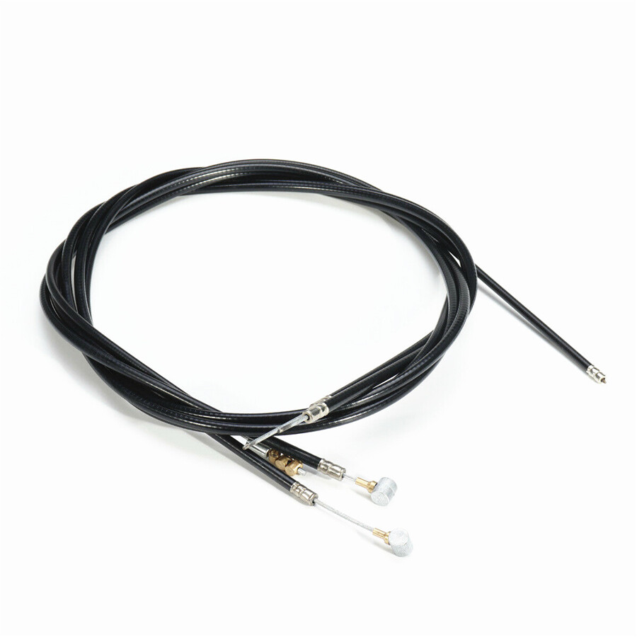 Black Universal Motorcycle Cable Kit Brake Cable+Clutch Cable+Throttle Cable Set