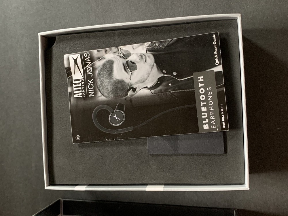 Nick Jonas Signed Headset Box Brothers