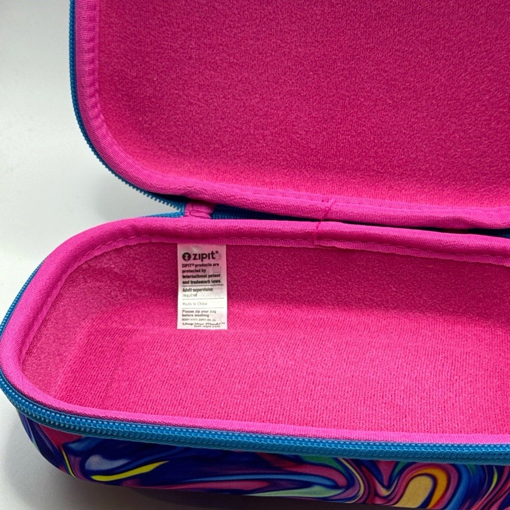 Zipit Multi-Colored Swirl Pencil Case