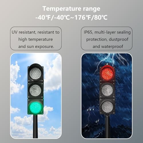 100mm(4inch) AC85-265V Traffic/Stop/Go Light Kit Lamp,PC 103 Button controller