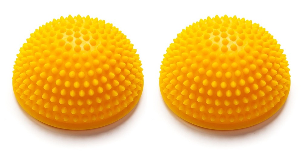 Black Mountain Products Balancing Exercise Stability Pods Yellow