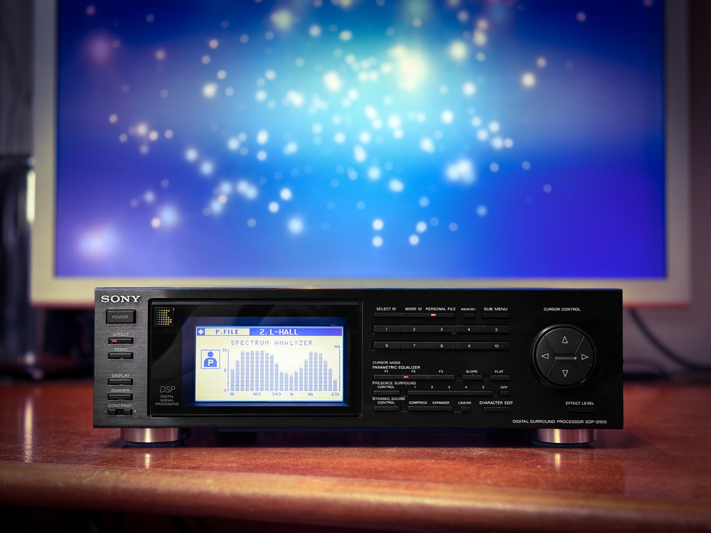 SONY SDP-D905 🌈RaRe🌈 S/PDIF Optical Stereo Digital Equalizer DSP Processor