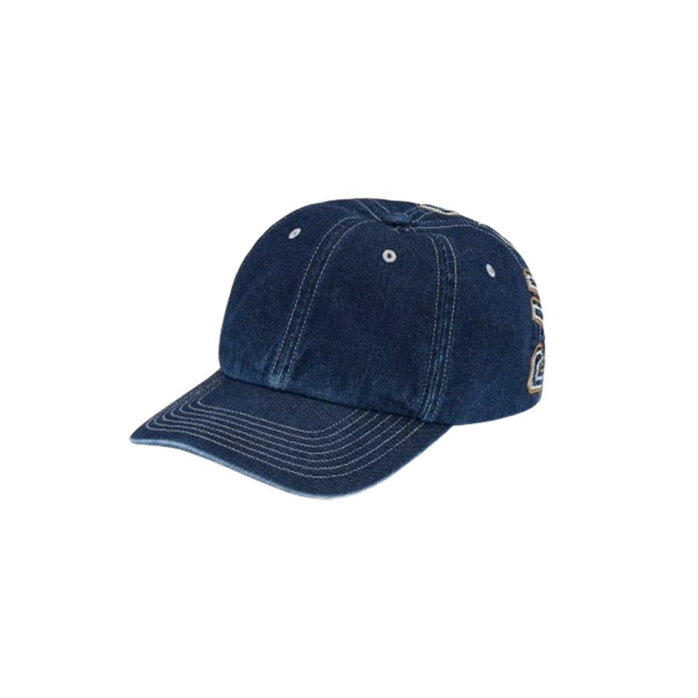 Supreme Back Arc 6-Panel Denim Cap 23FW