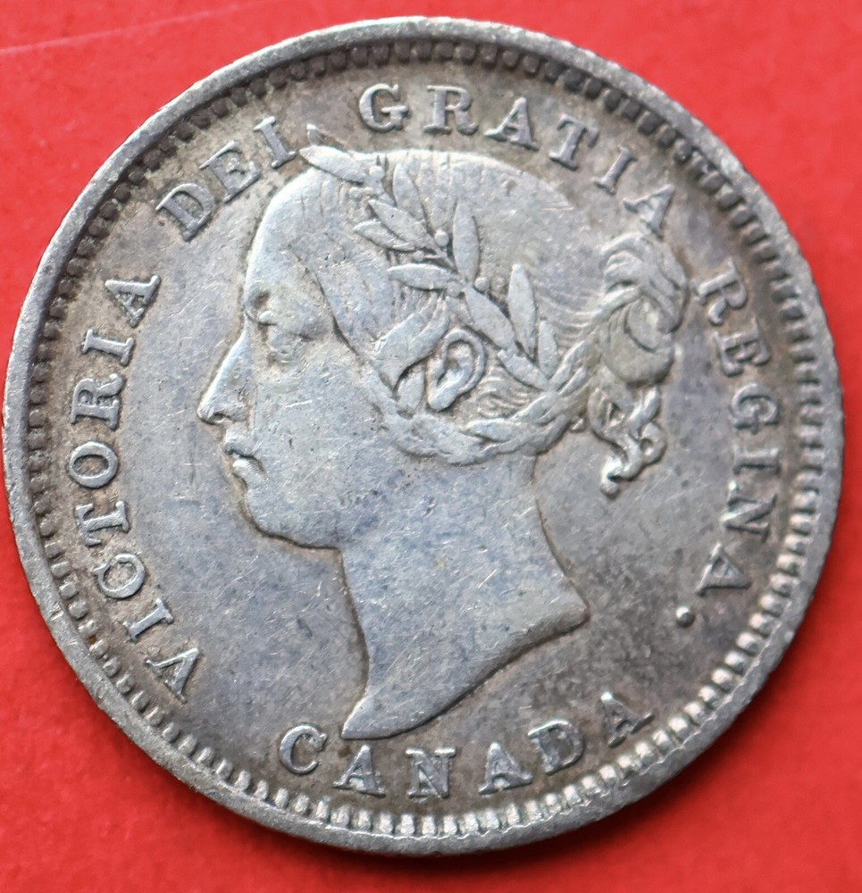 1891 Canada 10 Cents - VF - Lot#12042