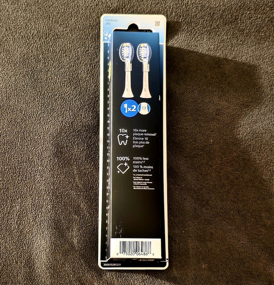 Philips Sonicare C3 Two In One Replacement Brush Heads 2 Pack