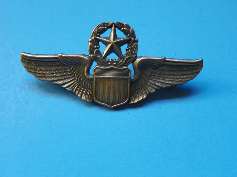 VIETNAM ORIGINAL U.S. COMMAND PILOT 3" WING-MAKER MARKED