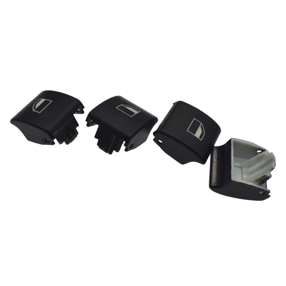 Power Window Switch Button Cover Caps 4PCS 61316902183 For BMW E46 E90 M3 X3 X5