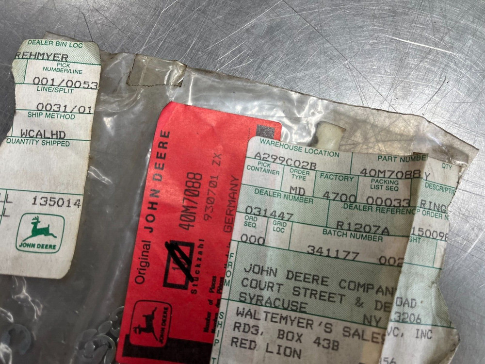 40M7088 OEM John Deere Snap Ring QTY 2