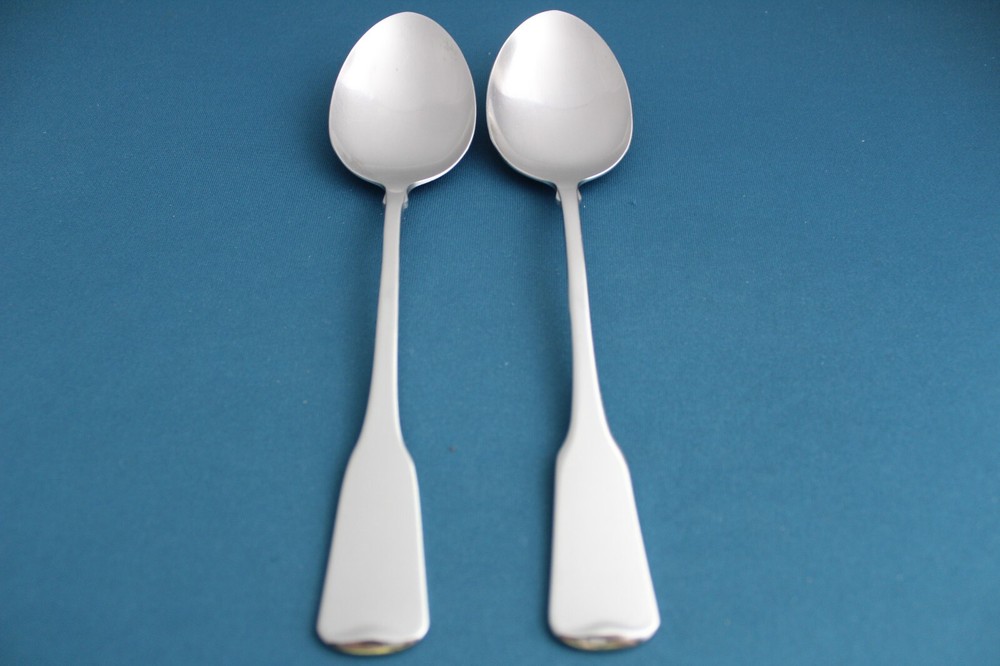 2pc Tablespoons Serving Oneida AMERICAN COLONIAL Stainless 8 1/4"