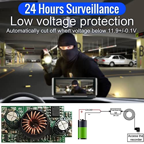 Type C Dash Cam Hardwire Kit, MicroUSB & Mini USB 15ft Power Cable Micro&Mini