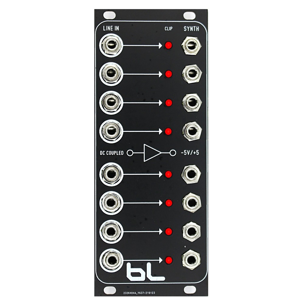 Blue Lantern Booster Array Line Level to Synth Level Eurorack Module
