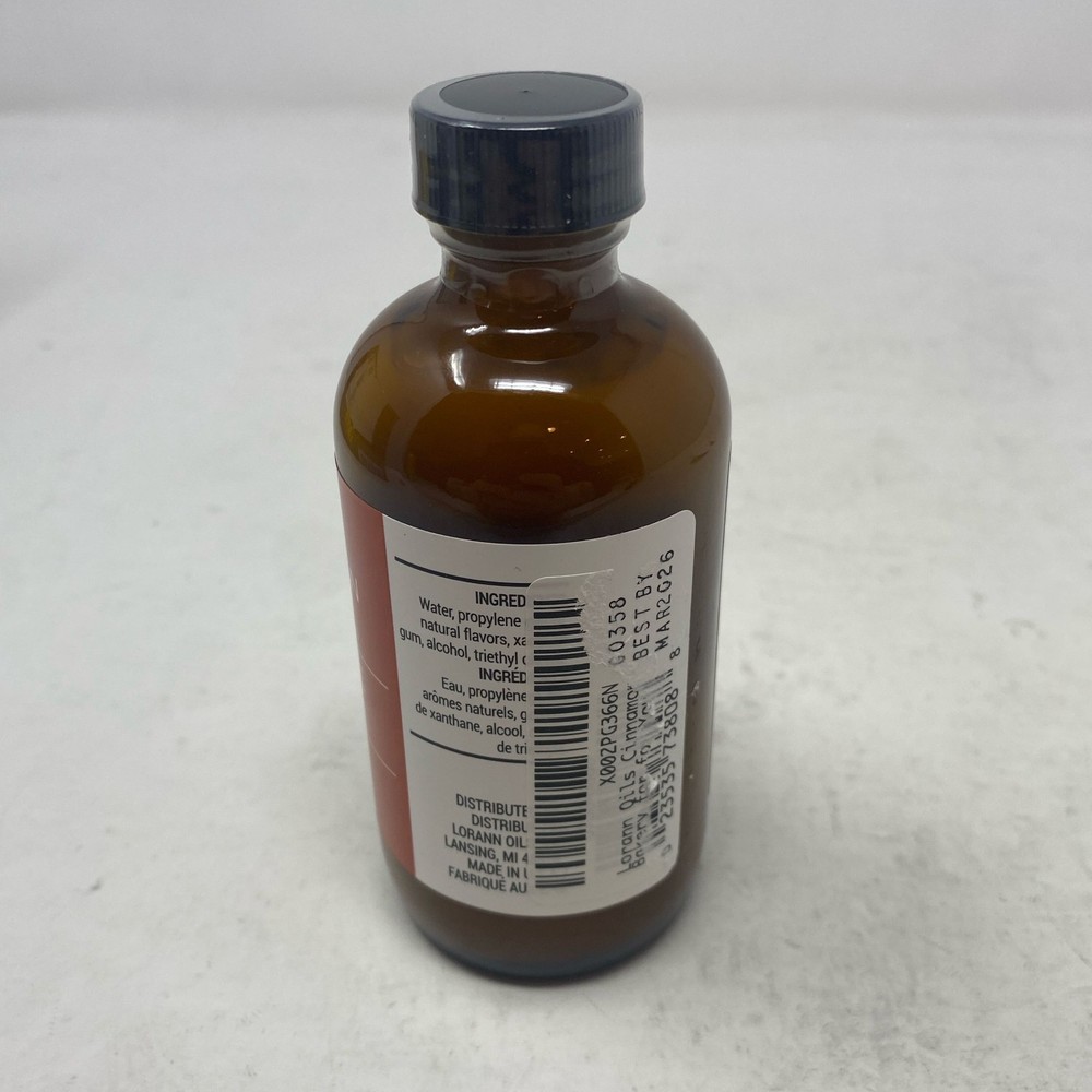 LorAnn Cinnamon Spice Bakery Emulsion, 4 fl oz Amber Bottle