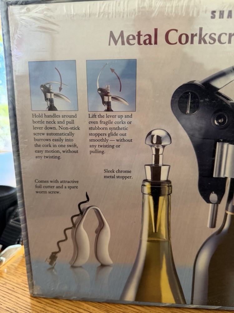 Sharper Image - Metal Corkscrew Deluxe Gift Set