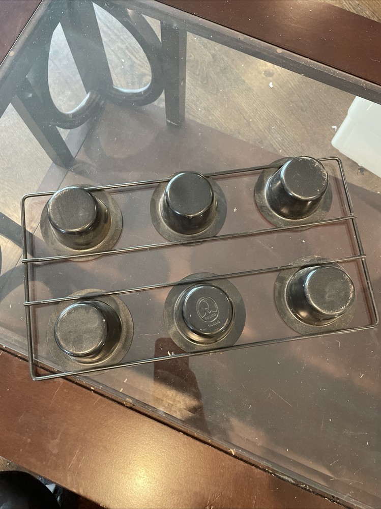 Vintage Black Metal Cupcake Maker