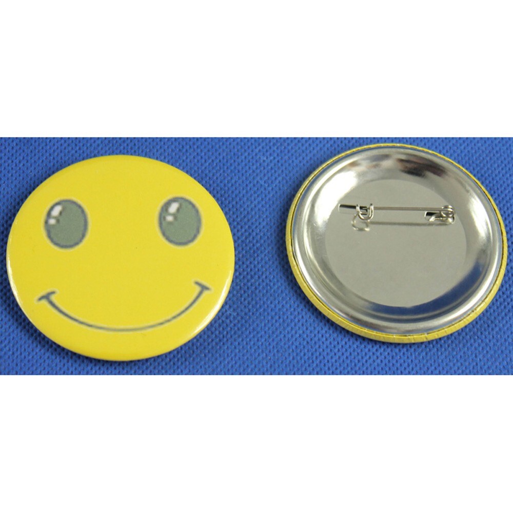 1-1/4" 32mm Button Badge Set Pin Back Parts for Button Maker Machine 100 Sets